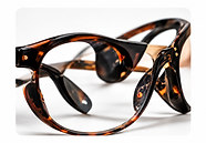 Lunettes écaille de tortue en gros plan.png