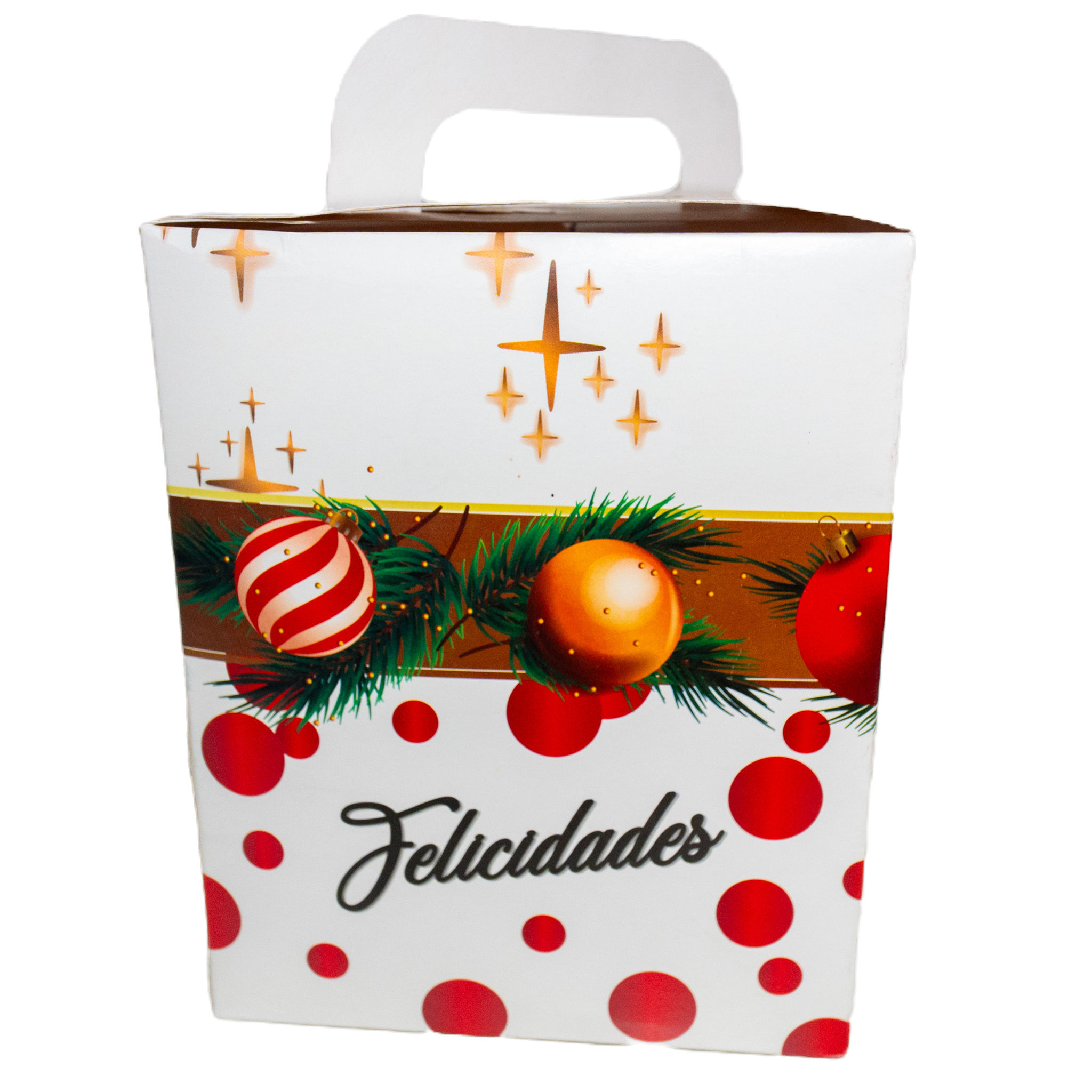 CAJA NAVIDEÑA PARA PAN DULCE
