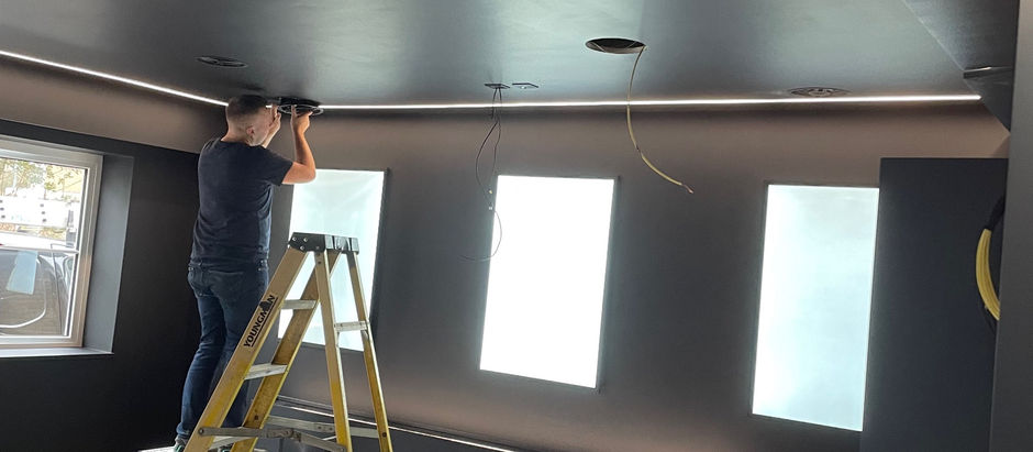 Home Cinema under construction.