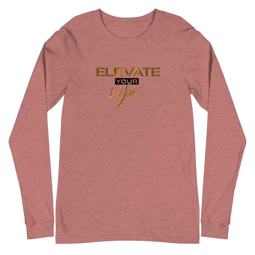 Thumbnail: Elevate Your Life | Unisex Long Sleeve Tee