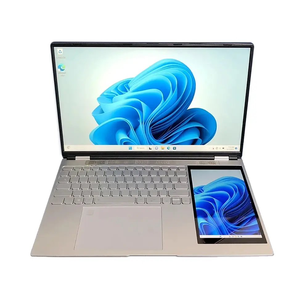 Thumbnail: 15.6" Inch Double Screen 16GB+512GB Intel PC Laptop