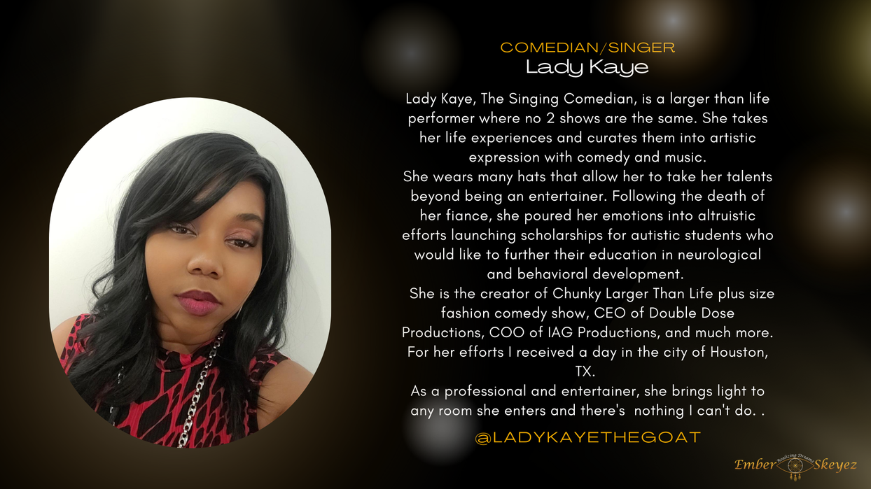 Singer and songwriter Lady Kaye