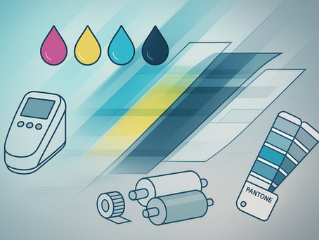 Colores Pantone en tintas de flexografía: control de calidad eficaz