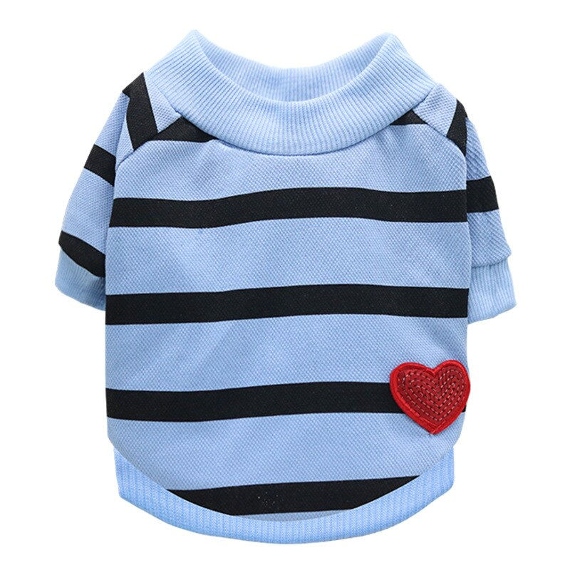 Thumbnail: Pet Clothes Striped Hoodie French Bulldog Hoodies Teddy Clothes  Clothes 