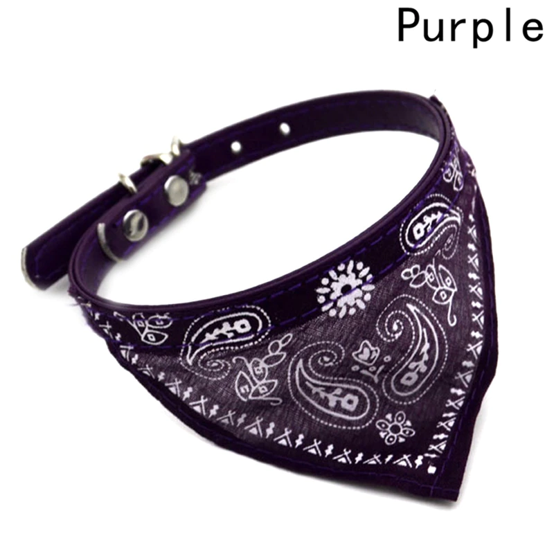 Thumbnail: Collar with Printed Triangular Scarf Pet Bandana Collar Adjustable Size pet