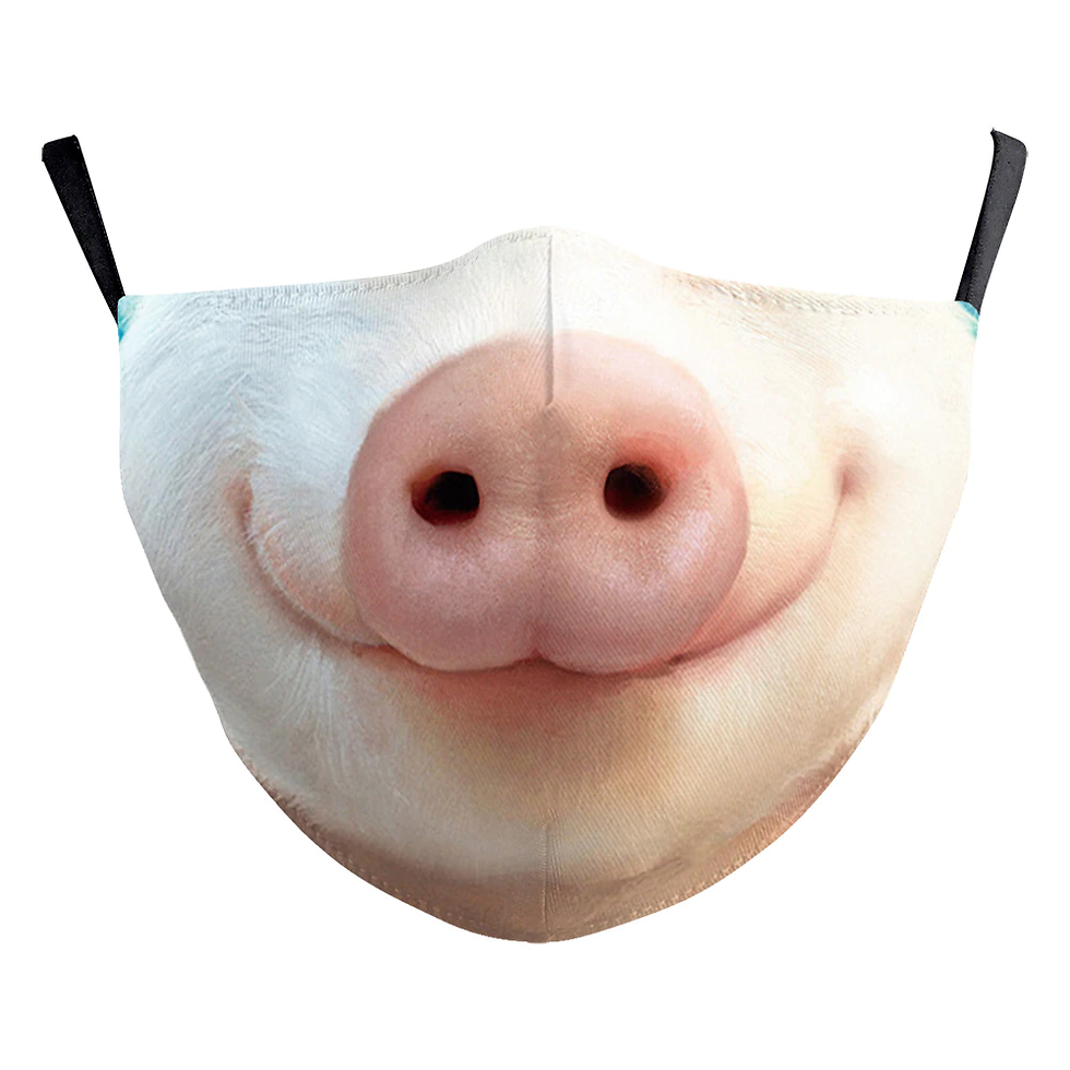 Thumbnail: Adult Cosplay Funny Masks Face Mouth Scarf Decoration Reusable Women Men  Mask