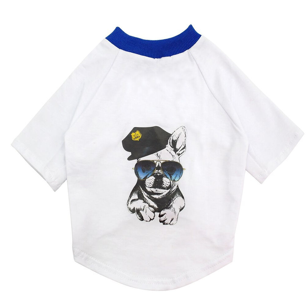 Thumbnail: T Shirt Dogs Clothes Small Medium Dogs Cat Clothing Vest Cotton Pet 