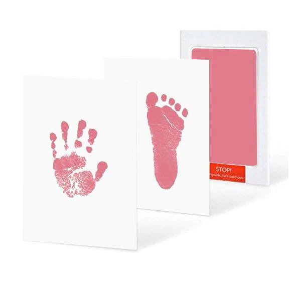 Thumbnail: Non-Toxic  Footprints Handprint No Touch Skin Inkless Ink Pads Kits for Pet Paw 