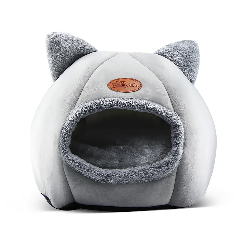 Thumbnail: New Deep sleep comfort in winter cat bed little mat basket pets cave beds