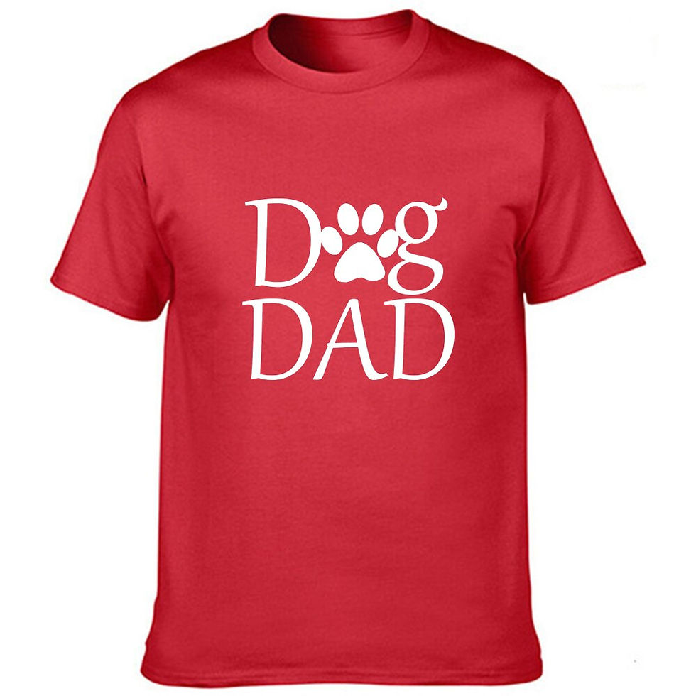 Thumbnail: Best Dog Dad Ever Men Graphic T Shirt 
