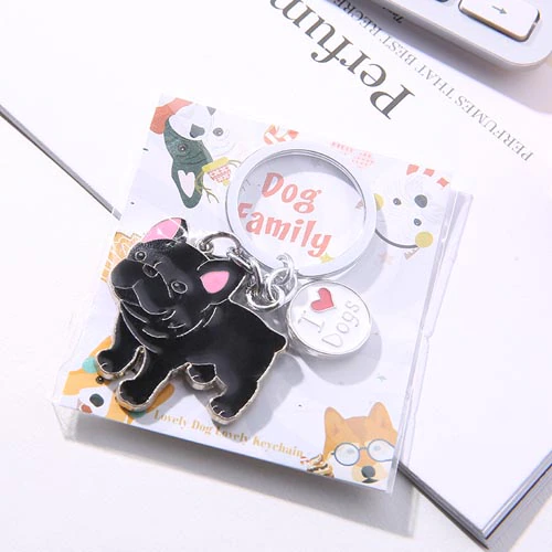 Thumbnail: French Bulldog Keyring