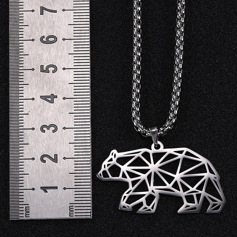 Thumbnail: Myshape 316L Stainless Steel Jewelry Stainless Steel Terrestrial Animal Necklace