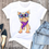 Thumbnail: French bulldog mom print white t shirt women dog lover tee shirt 