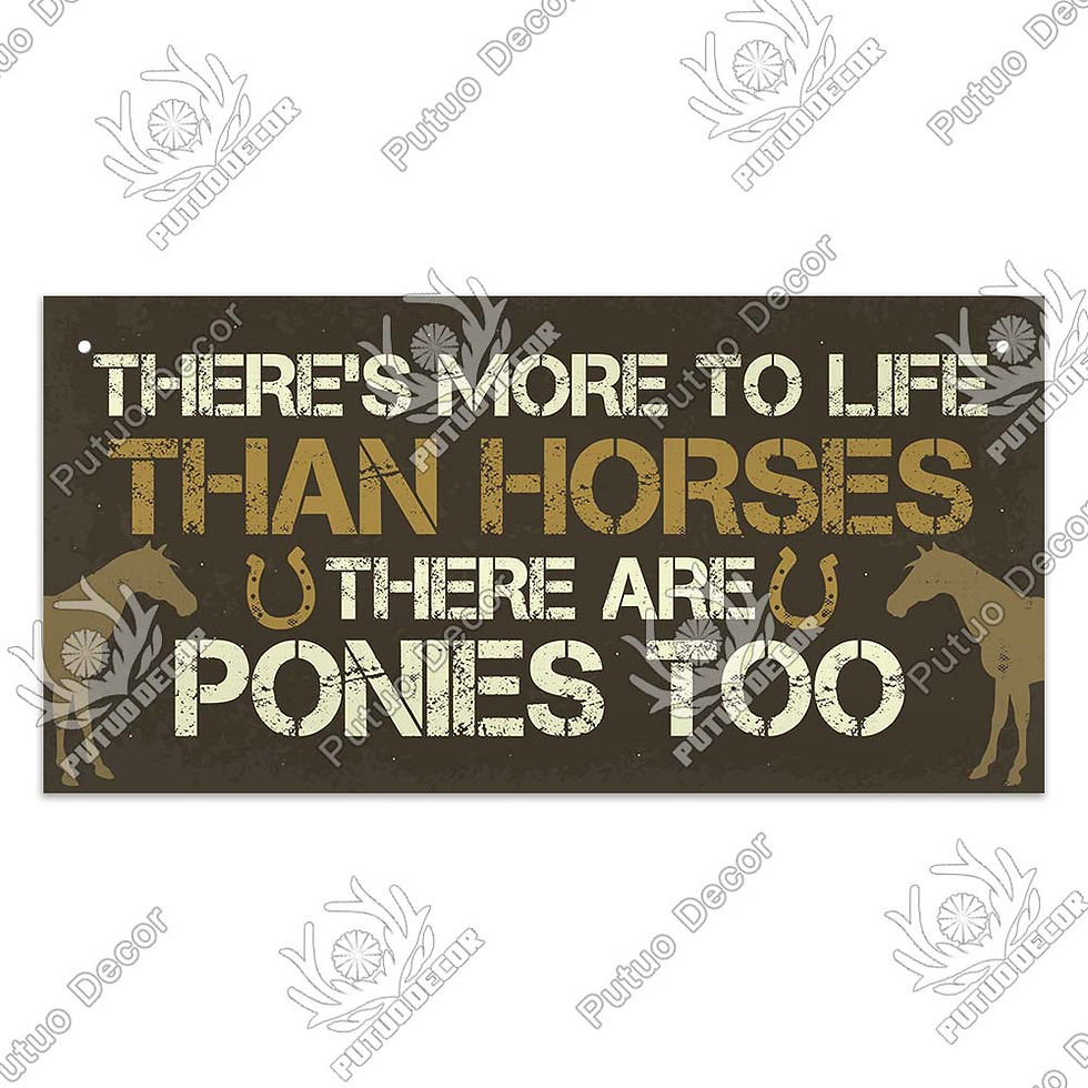 Thumbnail: Putuo Decor Horse Signs Wooder Hanging  Gifts for Horse Lover Farm Stables 