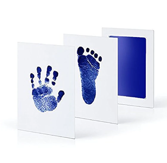 Thumbnail: Non-Toxic  Footprints Handprint No Touch Skin Inkless Ink Pads Kits for Pet Paw 