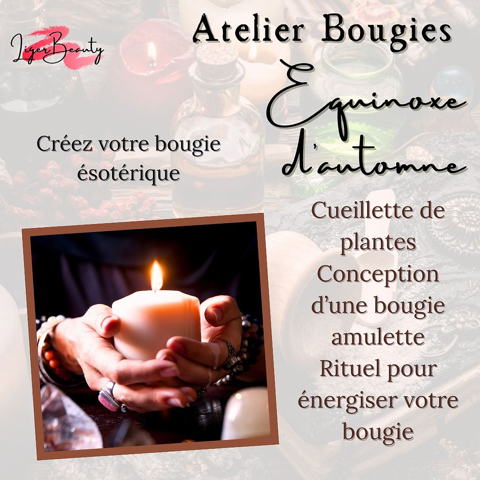 Ateliers bougies : Equinoxe d'automne
