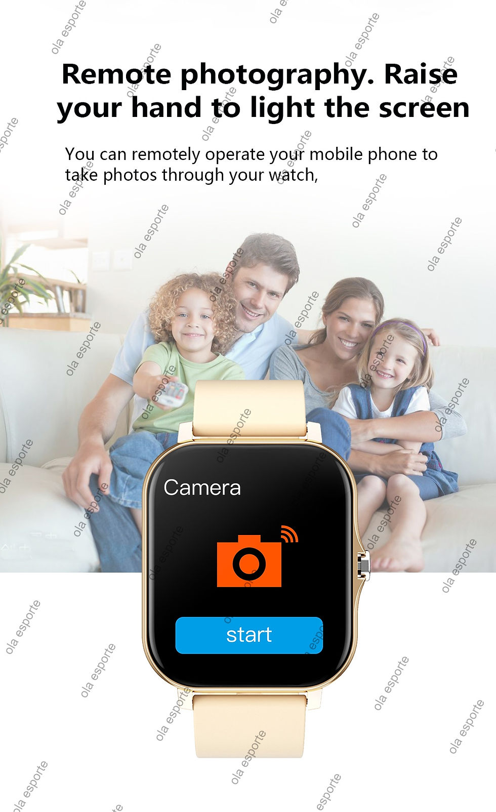 Thumbnail: Smart Watch Men Women Gift Full Touch Screen Sports Fitness Watches Bluetooth Ca