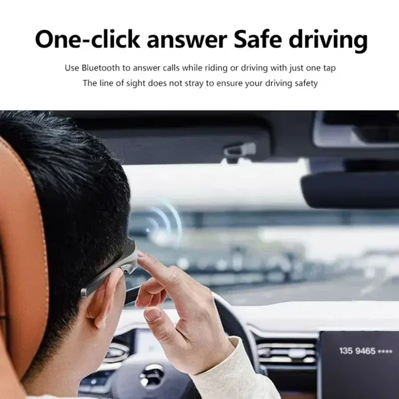 Thumbnail: Smart Bluetooth 5.3 Glasses For Listening To Music/Phone Calls/Cycling/Sports He