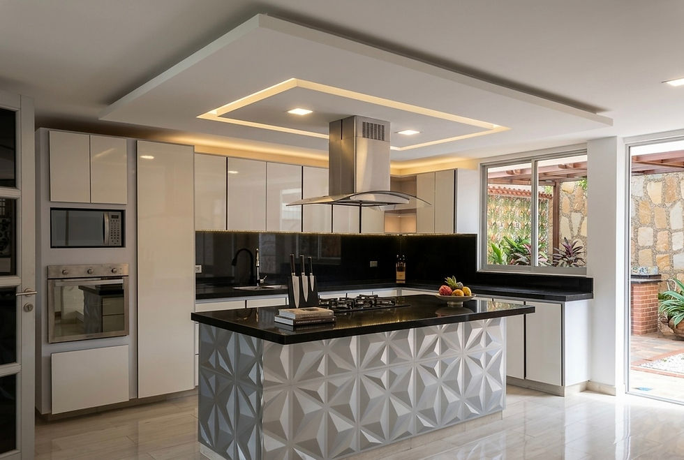 Cocina moderna en casas en venta Conjunto La Pradera Fusagasugá
