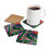 Thumbnail: 'Guava' Corkwood Coaster Set