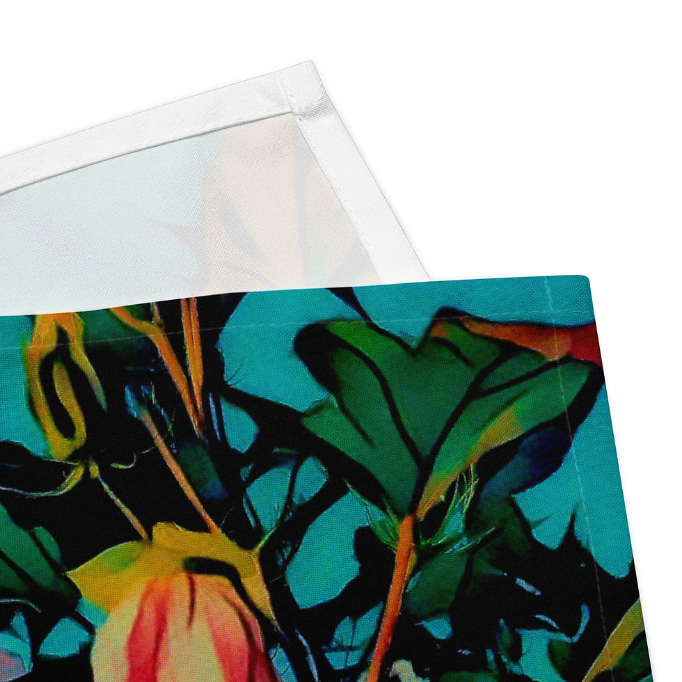 Thumbnail: Drowning in Swamp Rose Mallow Cloth Napkin Set