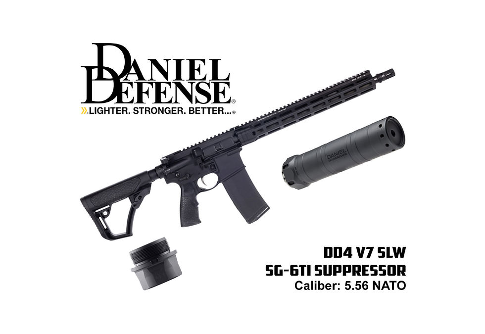 Daniels Defense DD4 V7 SLW with Suppressor Raffle 26-073