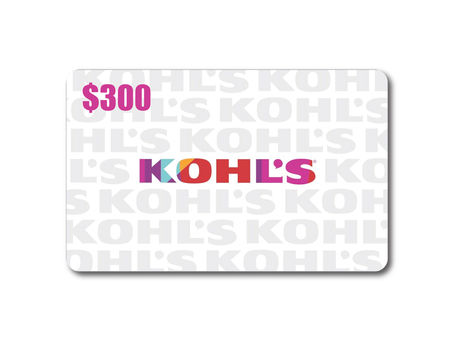 SOLD OUT! $300 Kohl's Gift Card Raffle 24-106