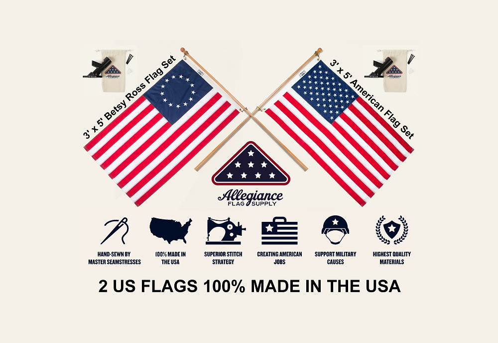 Apl Raffles Flag SOLD OUT! Allegiance American Flag Bundle Raffle 26-049