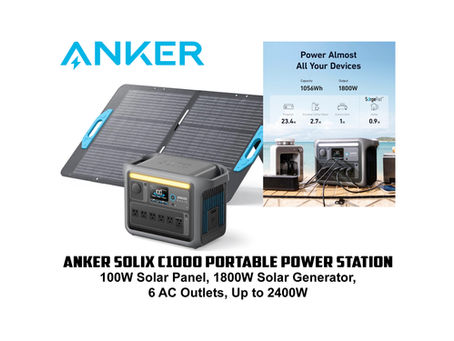SOLD OUT! Anker SOLIX C1000 Portable Power Station Solar Generator Raffle 25-081