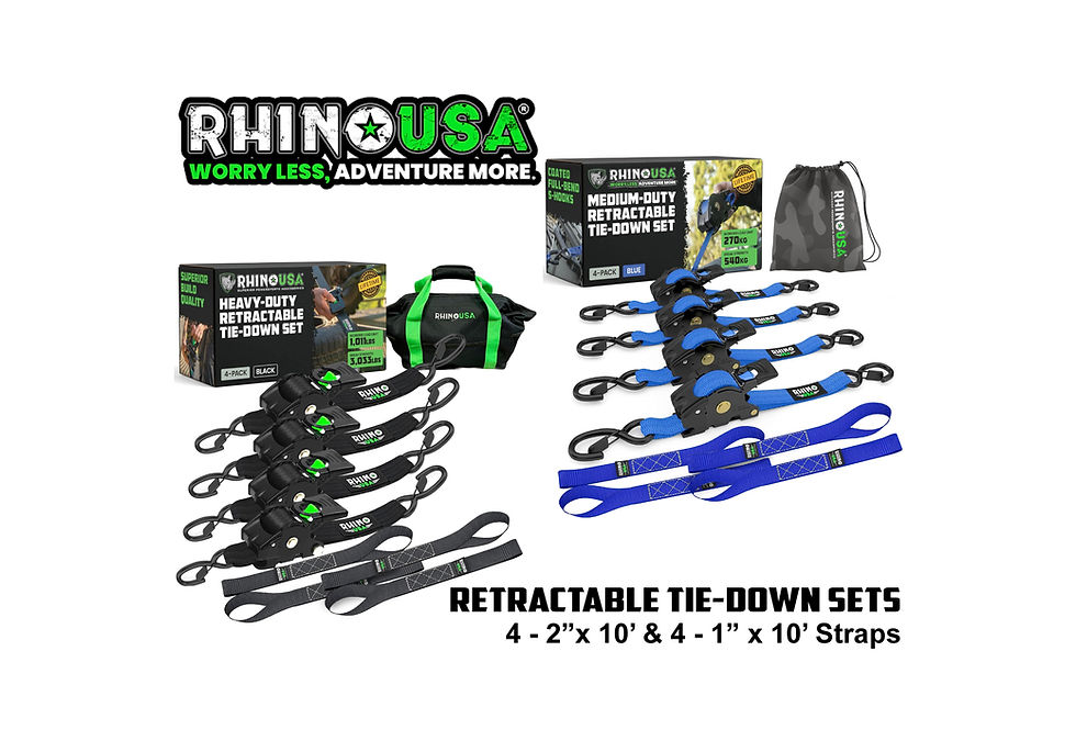SOLD OUT! Heavy Duty Retractable Ratchet Straps Raffle 26-056