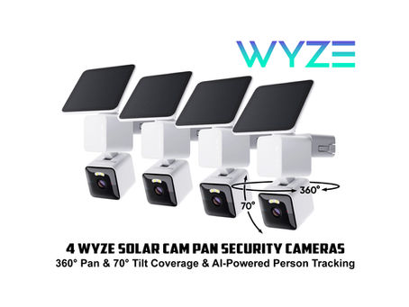 SOLD OUT! WYZE Solar Security Camera package Raffle 26-045