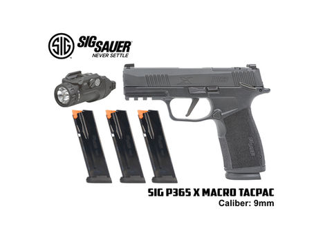 SOLD OUT! Sig Sauer P365X Tac Pac Raffle 25-077