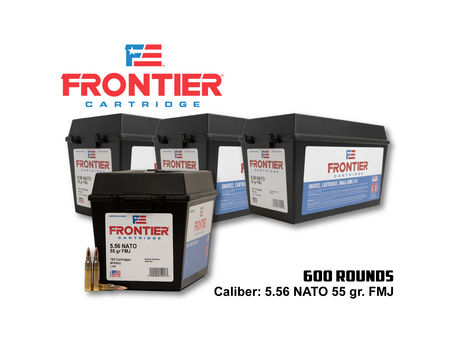 SOLD OUT! 600 ROUNDS OF 5.56 AMMO Raffle 26-046