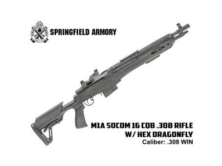 SOLD OUT! Springfield M1A SOCOM 16 CQB w/ HEX Dragonfly Raffle 26-050