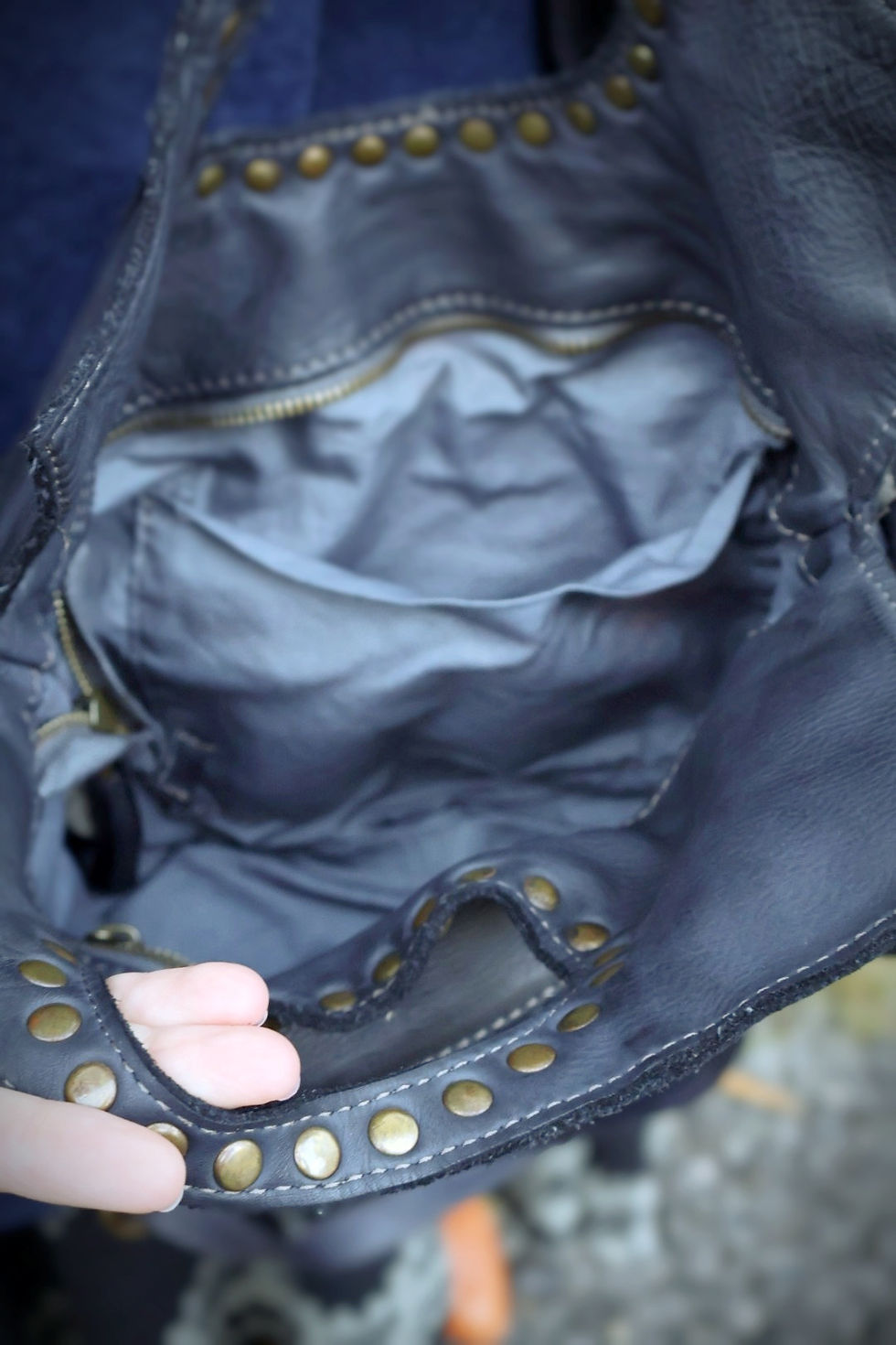 Miniature : Sac Cuir Tressé Noir