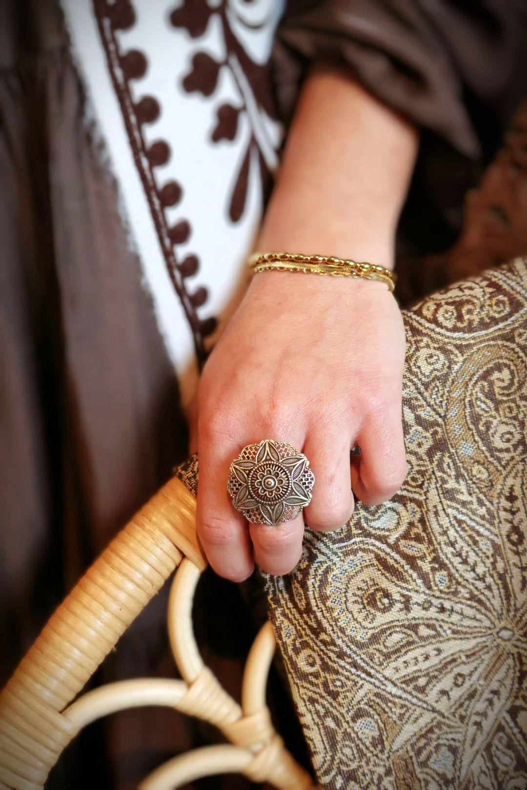 Bague Ethnique Argent