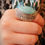 Miniature : Bague Argent Massif et Amazonite