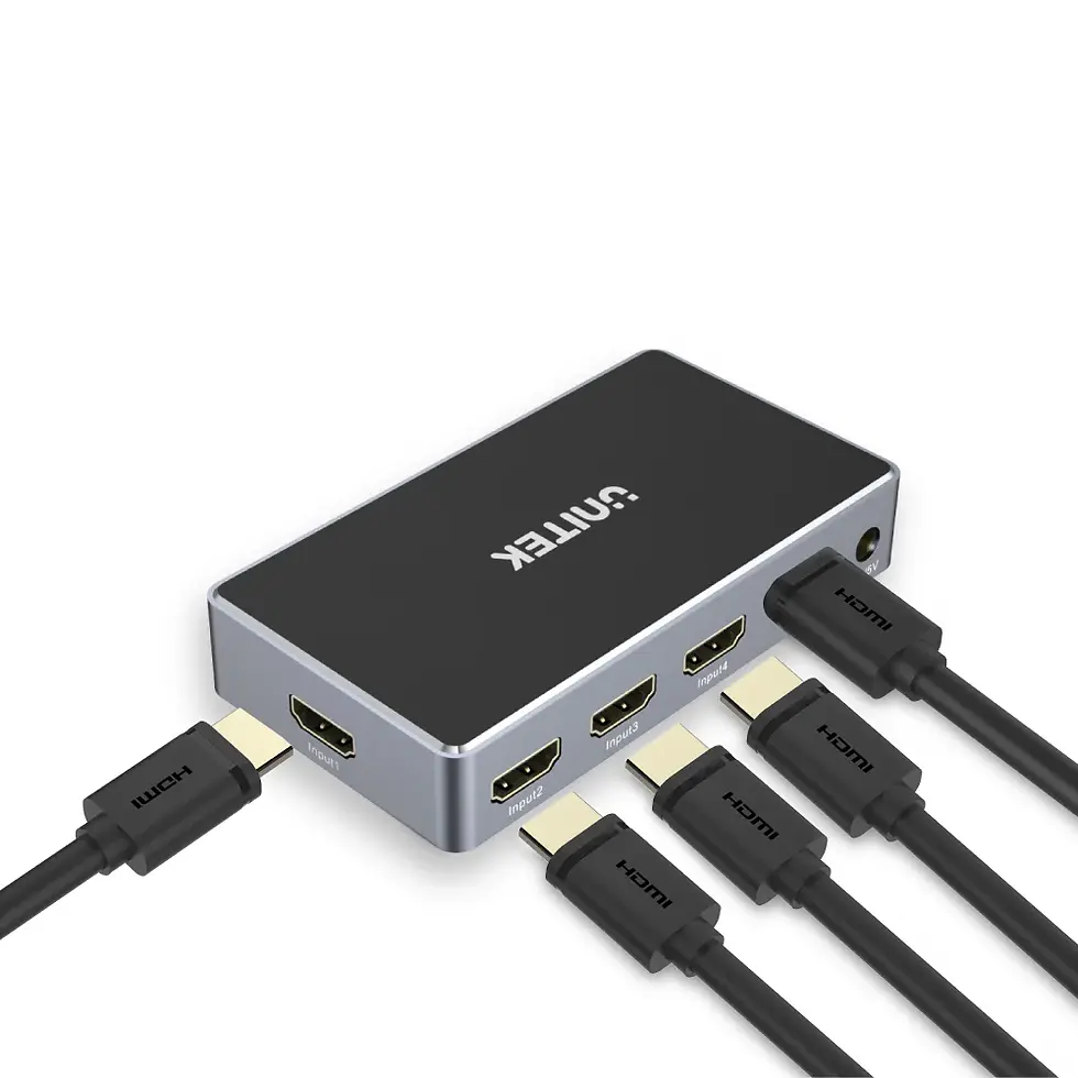 Miniature : COMMUTATEUR HDMI 4K 5 ENTREES 1 SORTIE UNITEK