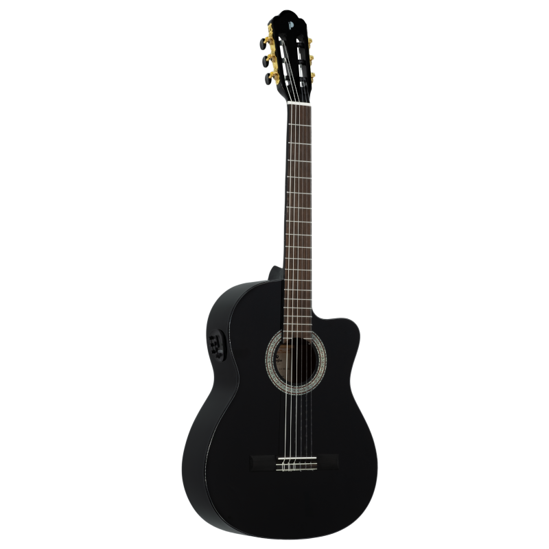 GUITARE ELECTROACOUSTIQUE PRIMERA 4/4 BK CEQ NOIR BRILLANT PRODIPE