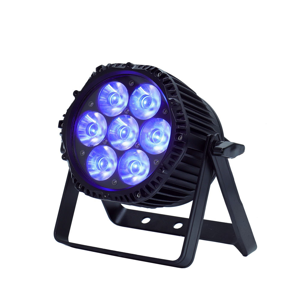 Miniature : PAR LED ETANCHE 7X18W  RGBWA + UV