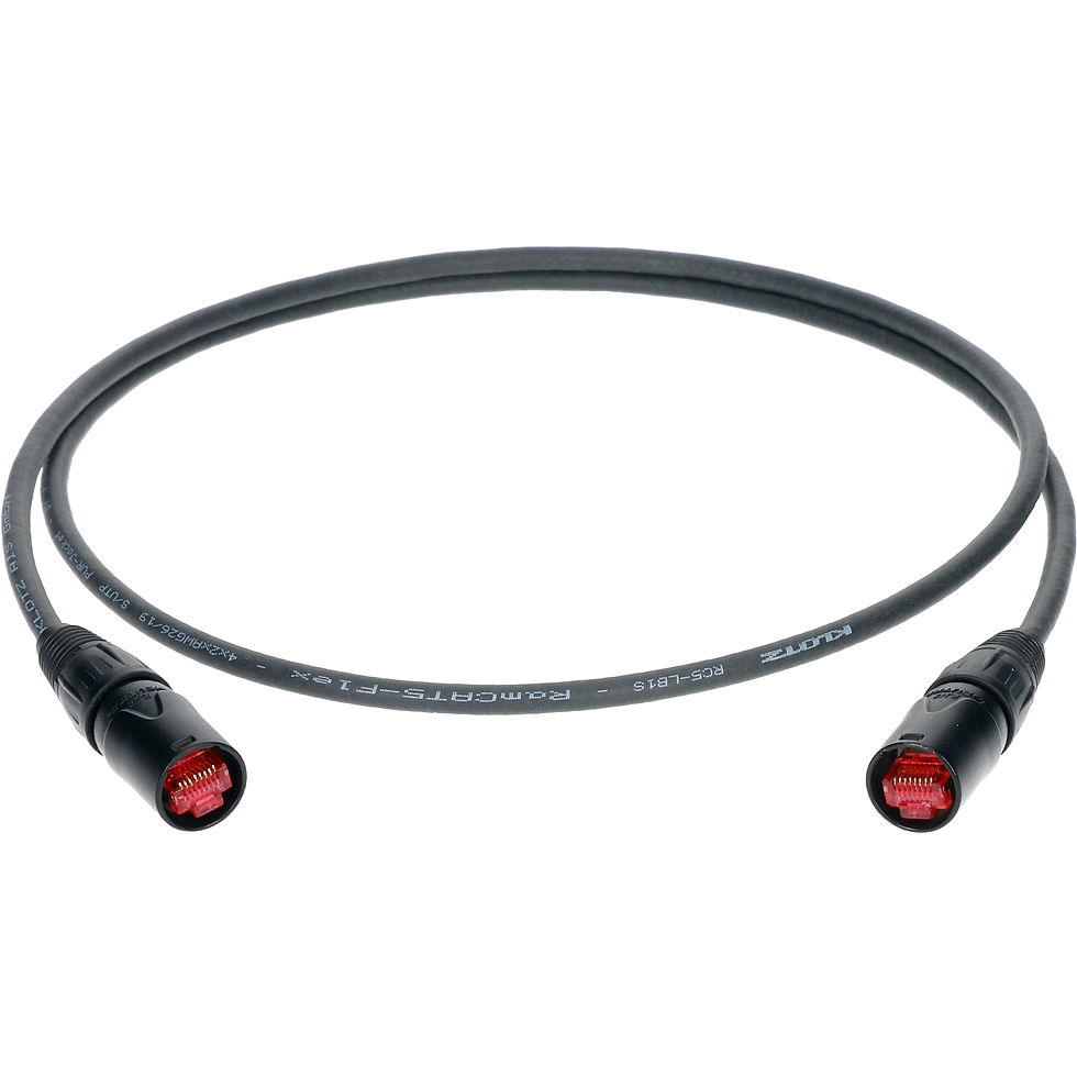 Miniature : CABLE ETHERNET KLOTZ ETHERCON ULTRA FLEXIBLE RAMCAT CAT5E/UTP 1M