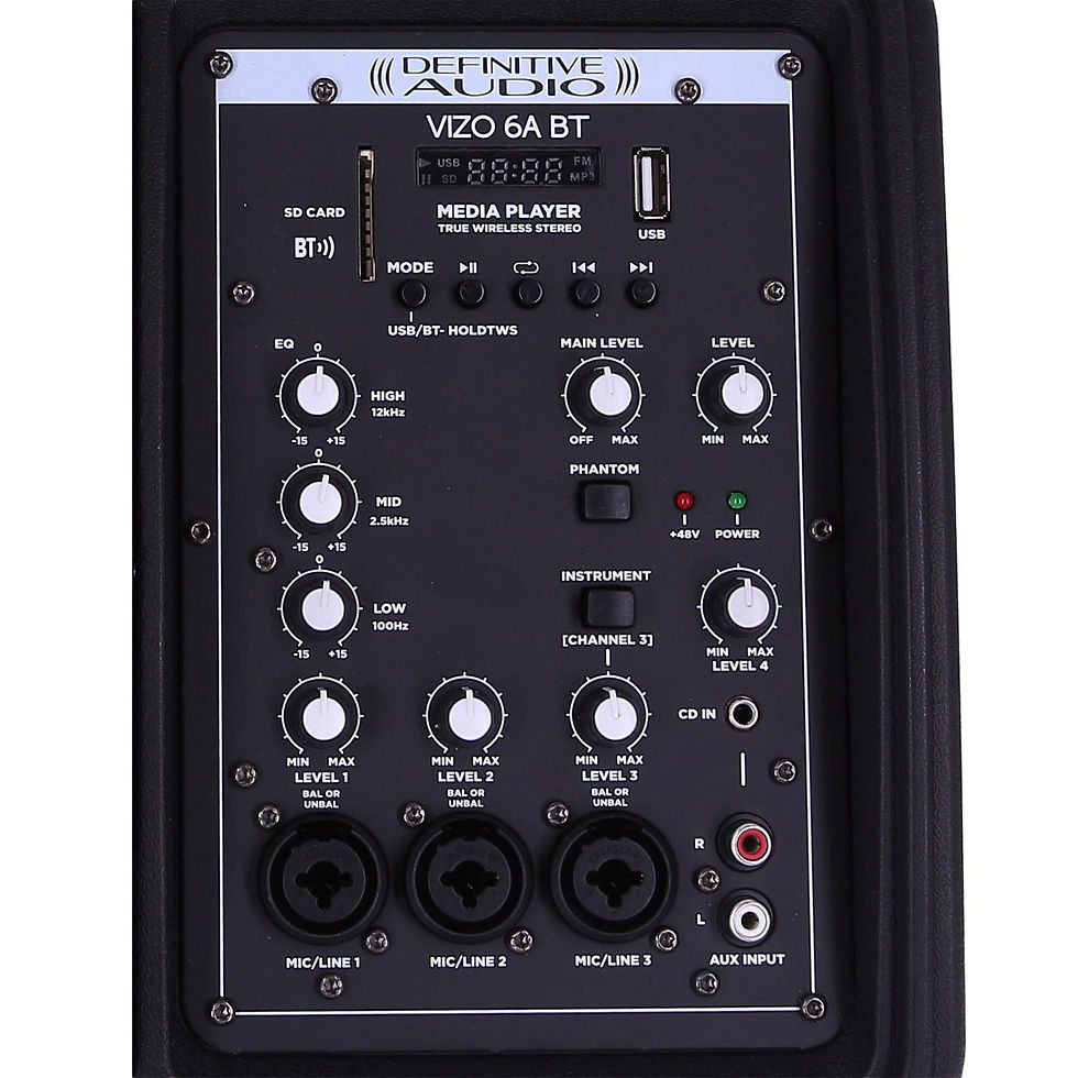 Miniature : ENCEINTE AMPLIFIEE DEFINITIVE AUDIO VIZO 6A BT