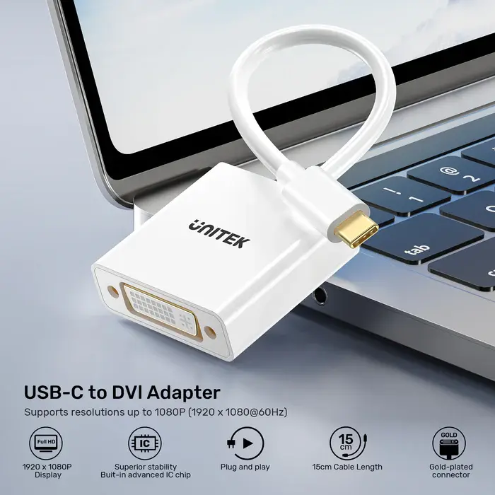 Miniature : ADAPTATEUR USB-C VERS DVI UNITEK