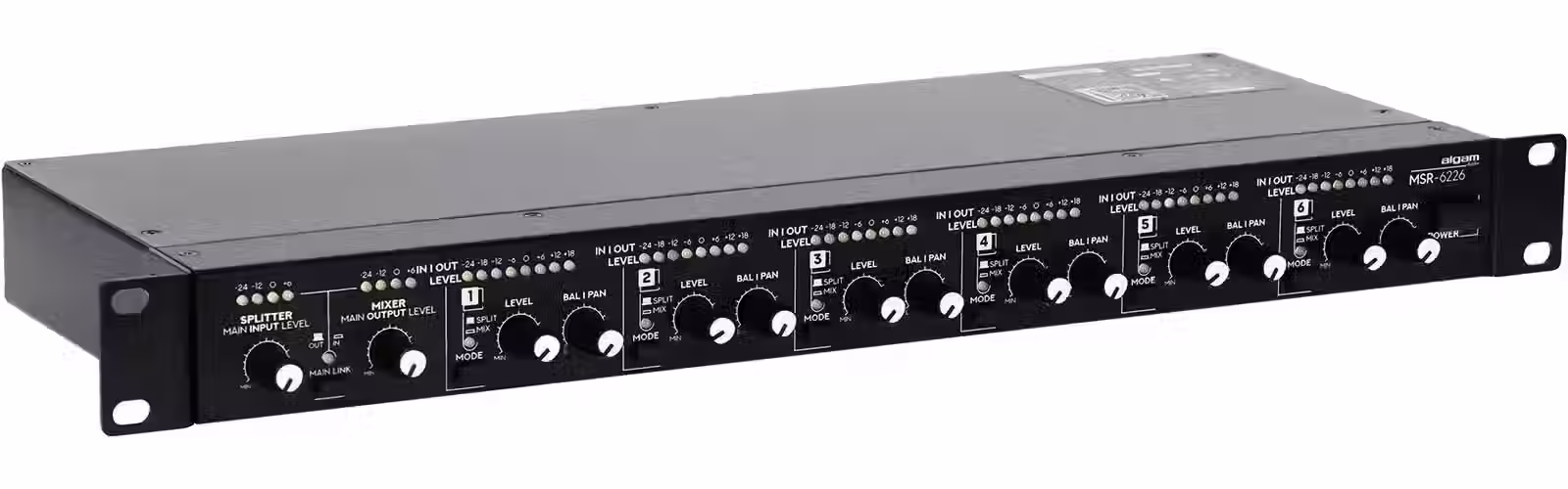 MIXER/SPLITTER ALGAM AUDIO MSR-6226
