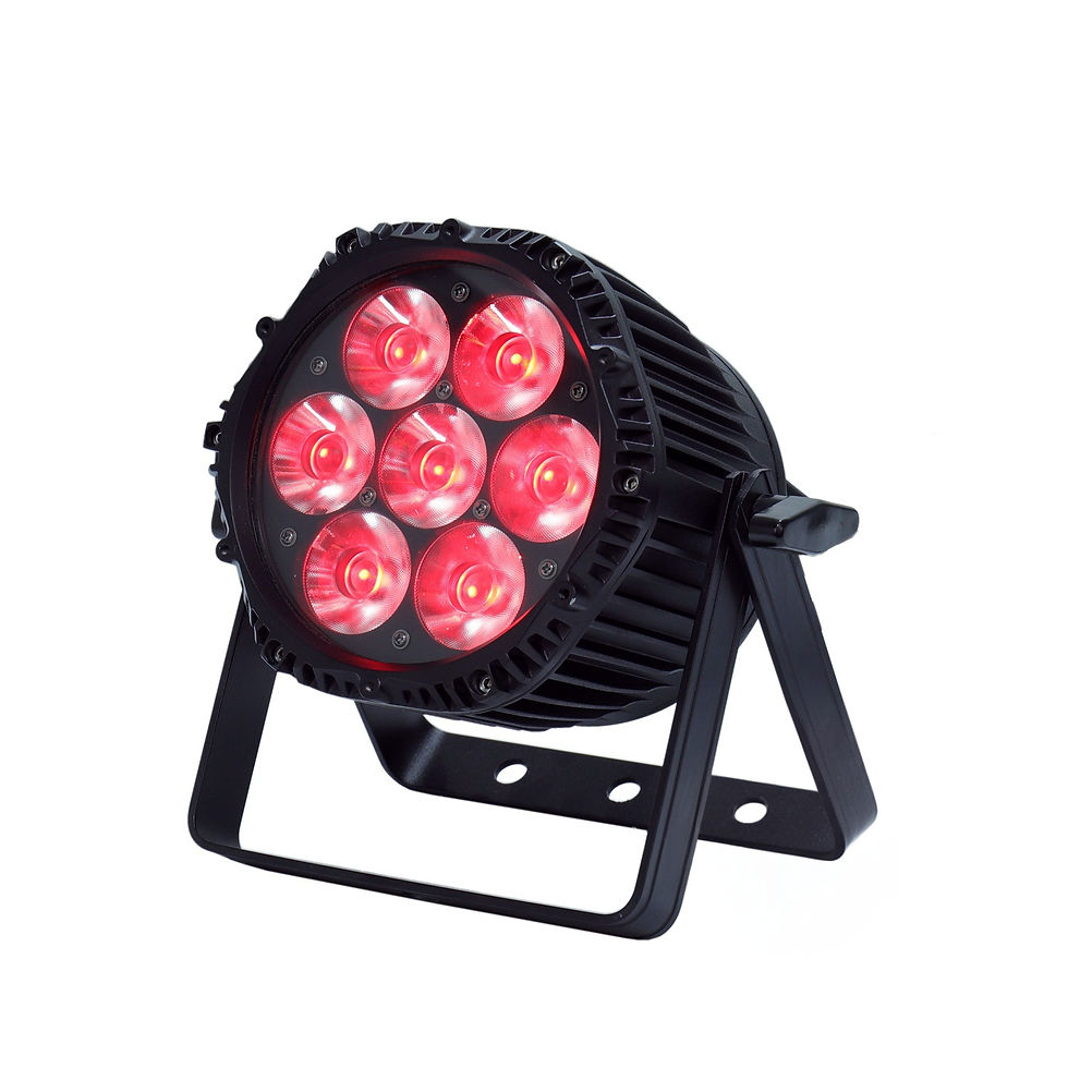 PAR LED ETANCHE 7X18W  RGBWA + UV