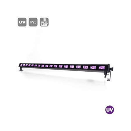 BARRE LED UV 18 x 3W FLASH