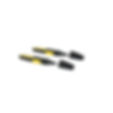 LOT DE 2 MARQUEURS NOIRS POINTE LARGE BISEAUTÉE FATMAX STANLEY