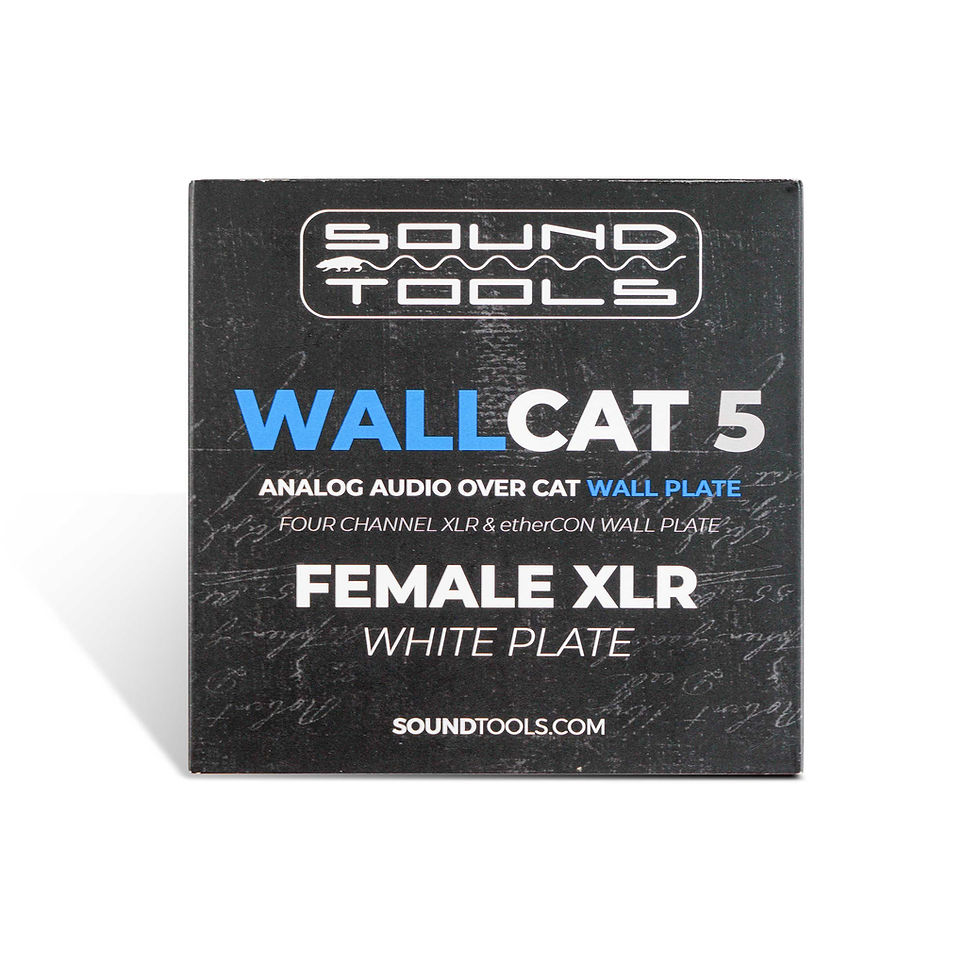 Miniature : SOUNDTOOLS WALLCAT5 BOITIER RJ45 + 4 XLR F VERS RJ45