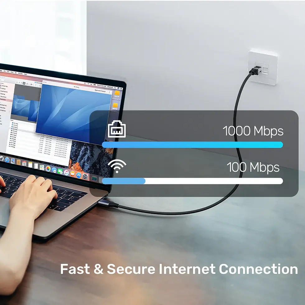 Miniature : CABLE  USB-C VERS ETHERNET 2M UNITEK