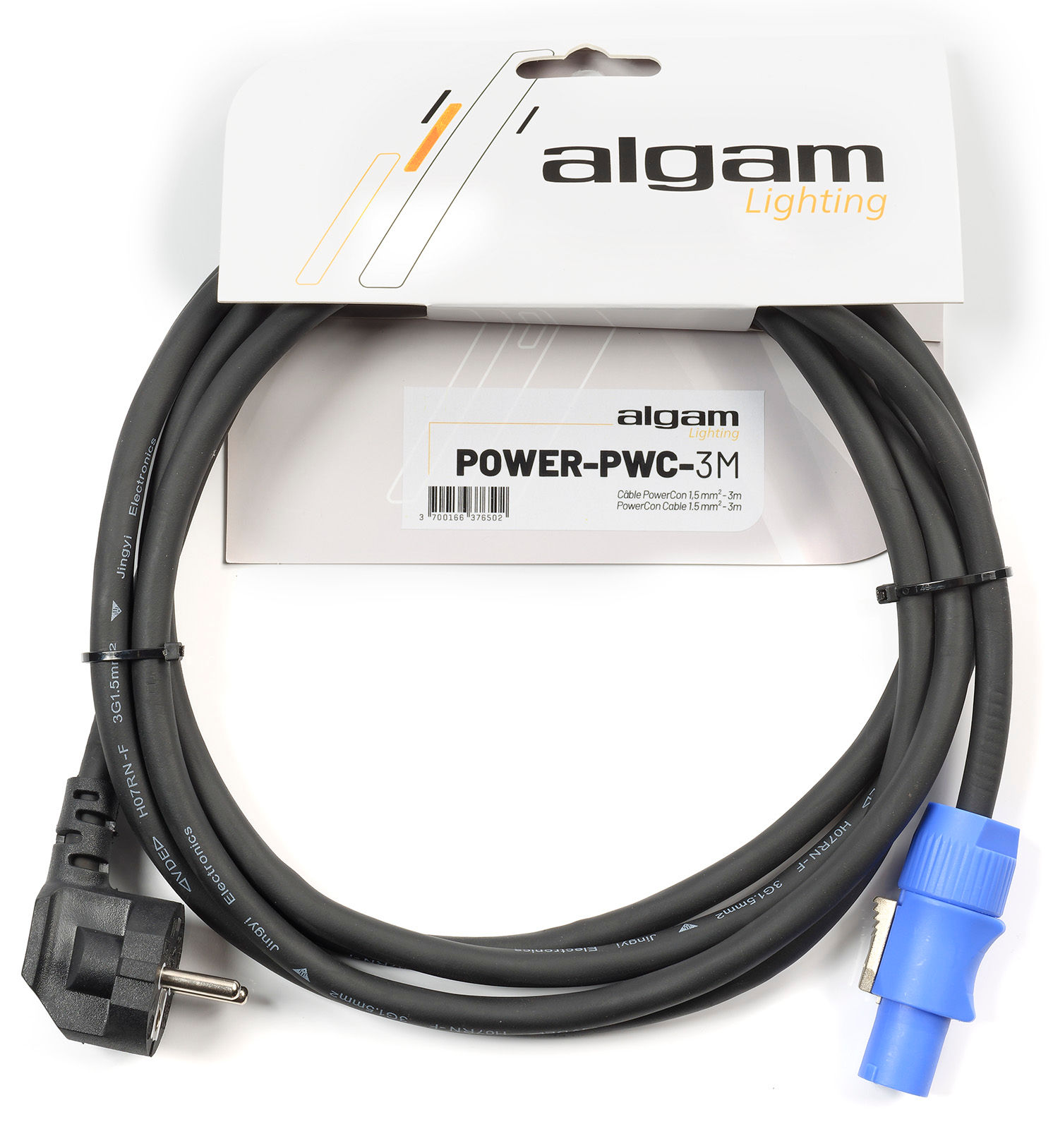 ALGAM LIGHTING CABLE D'ALIMENTATION POWERCON 3M